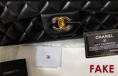 chanel boy bag original vs fake|chanel authenticity card check.